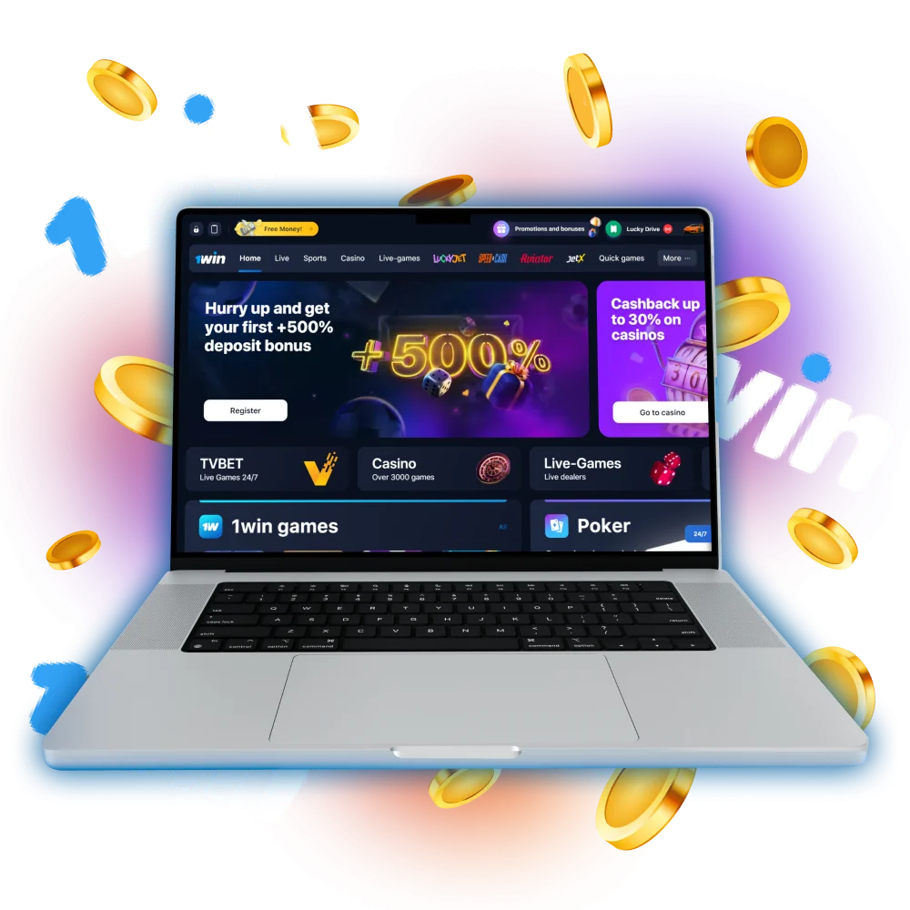 1Win India Banner
